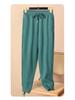 2025 Stylish Simple Nine-Point Fleece-Lined Loose Pants for Petite Women