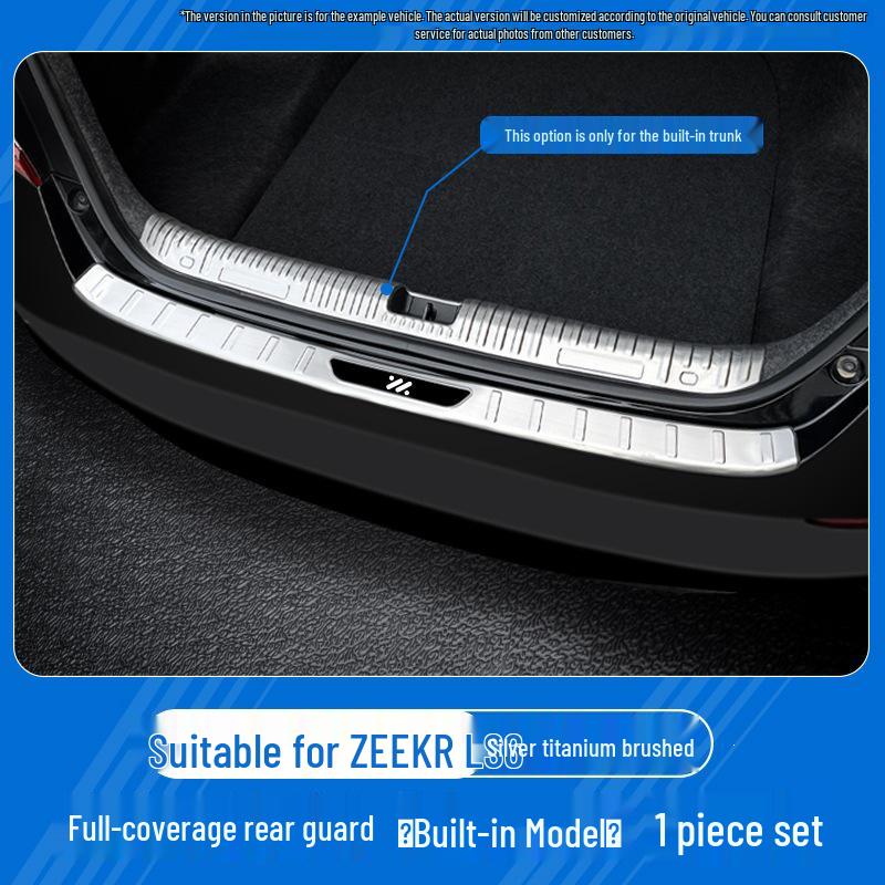 ZEEKR LS6 Welcome Pedal Protector: Stainless Steel Threshold Strip for 26 Models