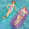 Inflatable Pool Lounger, Pool Float, Water Floating Air Bed Kids Beach Pool Toy