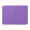 Double Layer Cat Litter Mat Urine Resistant Anti Spill Litter Trapping Pad Non Slip for Cat Cage Litter Box Area
