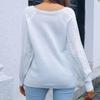 2024 Autumn/Winter Women's Casual Square Neck Button Cable Knit Sweater