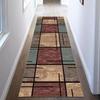 Modern Abstract Geometric Color Block Runner Rug Boho Corridor Floor Carpet