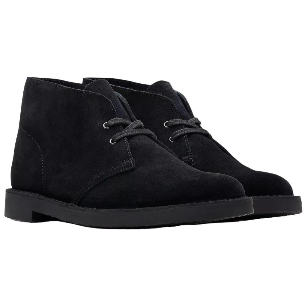 Clarks Shepton Vintage Round Toe Ankle Boots Men Ankle Boots Black 26179926