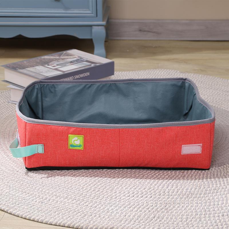 

Полузакрытый кошачий лоток Складной Портативный Водонепроницаемый Ткань Оксфорд Открытый Кошачий Туалет Кошачий Лоток Товары для питомцев Питомец M-38x27.5x12CM