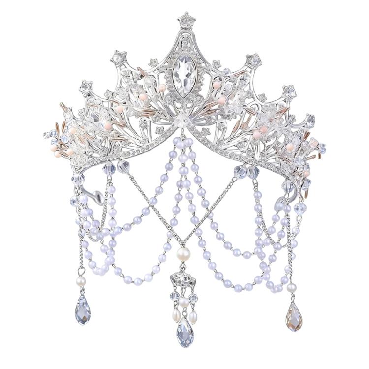 Pearls Hair Accessory for Women and Girls Elegant Fringed Design Comfortable Wear Headpiece for Family Gatherings