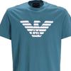 Emporio Armani Cotton Round Neck Printed Short Sleeve T-Shirt Men tops Blue 8N1TN5-1JPZZ-07A3