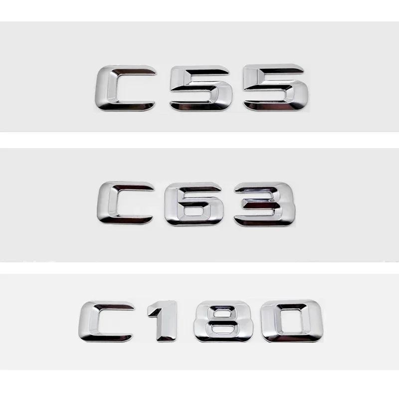 Modified Car Trunk Sticker Letter Badge Decals Decoration for Mercedes Benz C Class C32 C36 C43 C55 C63 C180 C200 C220 C230