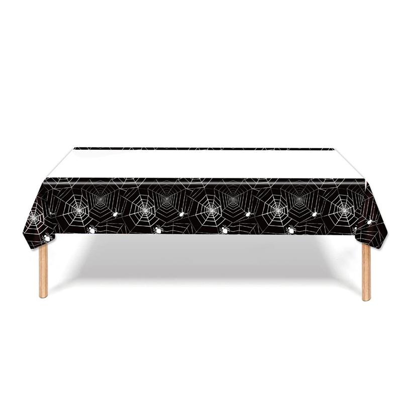 1 Stück Kreative Halloween Spinnennetz Tischdecke Festival Thema Esstisch Tischabdeckung Feiertagsdekoration