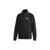 Solid Color Sports Casual Knitted Stand Collar Jacket Men Jacket Black CX4977