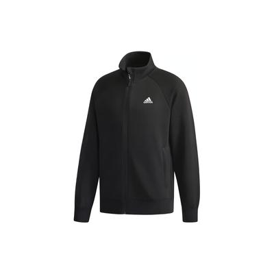 Solid Color Sports Casual Knitted Stand Collar Jacket Men Jacket Black CX4977