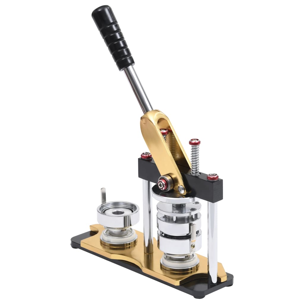 Knopfermaschine mit Kreisschneider und drehbarem Stanzwerkzeug 25 mm