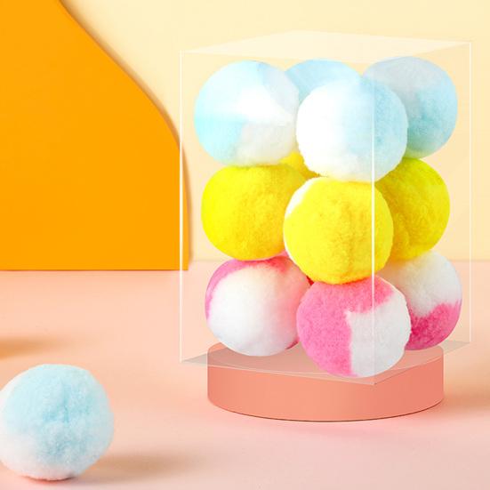 12Pcs/Box Cat Toys Mute Fun Good-looking Portable Healthy Entertainment Multicolor Cat Toy