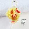 Custom Curly Hair Doll Keychain - Backpack Pendant & Phone Case Charm