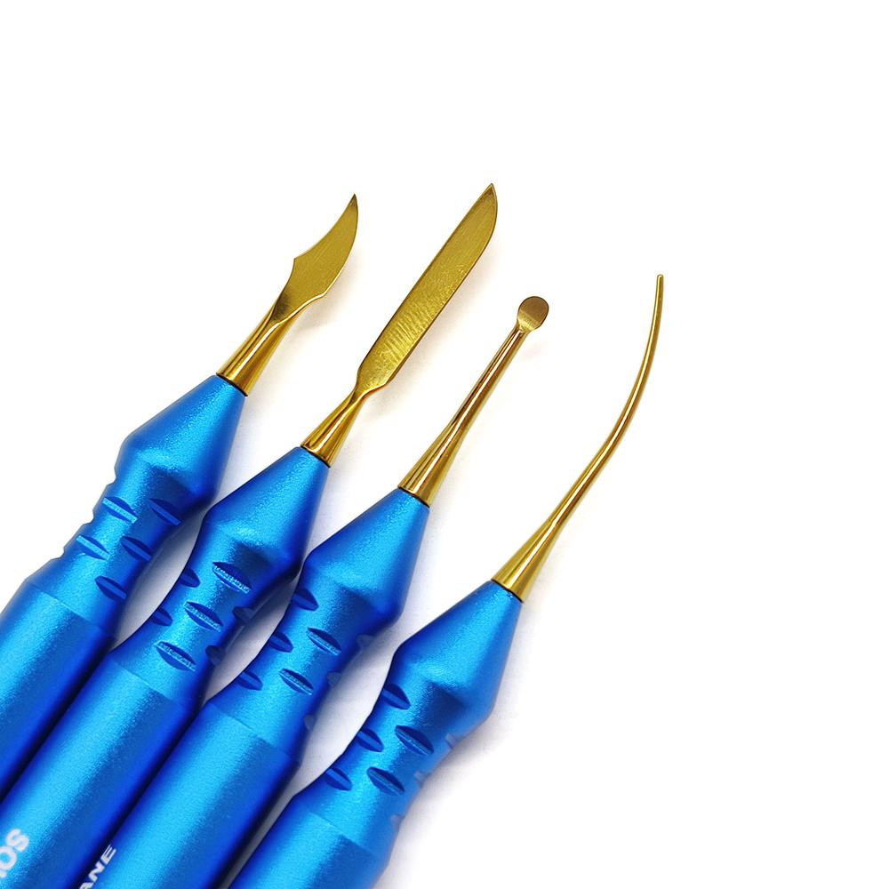 1 Piece Titanium Double Ends Dentist Sculpture Knife Wax Carving Tools Spatula Blade Dental Lab Tools