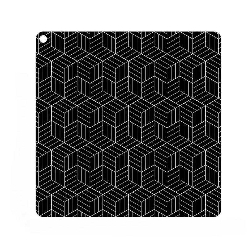 Anti Slip Induction Cooktop Mat Heat Insulating Induction Cooktop Protector Silicone Pad for Kitchen Countertops Dining Table