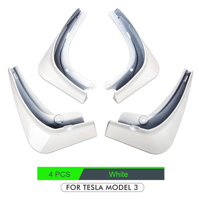 4PCS Mud Flaps For Tesla Model 3 2017 2018 2022 2023 Front Rear Splash Guards Fender