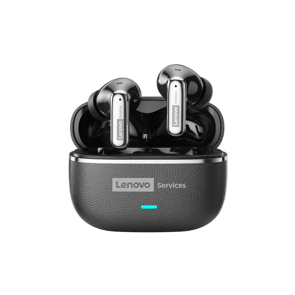 Lenovo LE208 Drahtlose Kopfhörer TWS 6.0 Bluetooth-Ohrhörer Lange Akkulaufzeit Musik Spiel ENC Geräuschunterdrückung Ohrstöpsel schwarz