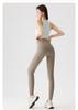 Spring 2026 Slim Fit Yoga Pants: Abdominal and Hip Support, Back Waist Pocket, Solid Color, Outdoor Wear, Tight-Fitting, Thin Style, New Arrival.