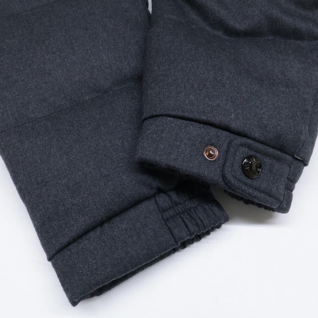 Moncler Excellent Condition MONTGENEVRE Wool Down Jacket Jacket 1 charcoalUsed