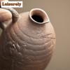 Ancient Style Old Rock Clay Vase Aesthetic Cachepot Terrarium Plant Pot Household Flowerpot Tea Ceremony Accessories Ornaments