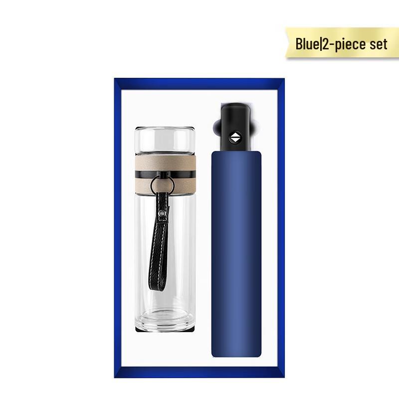 Smart Beauty Dual-Use Glass Cup & Umbrella Set