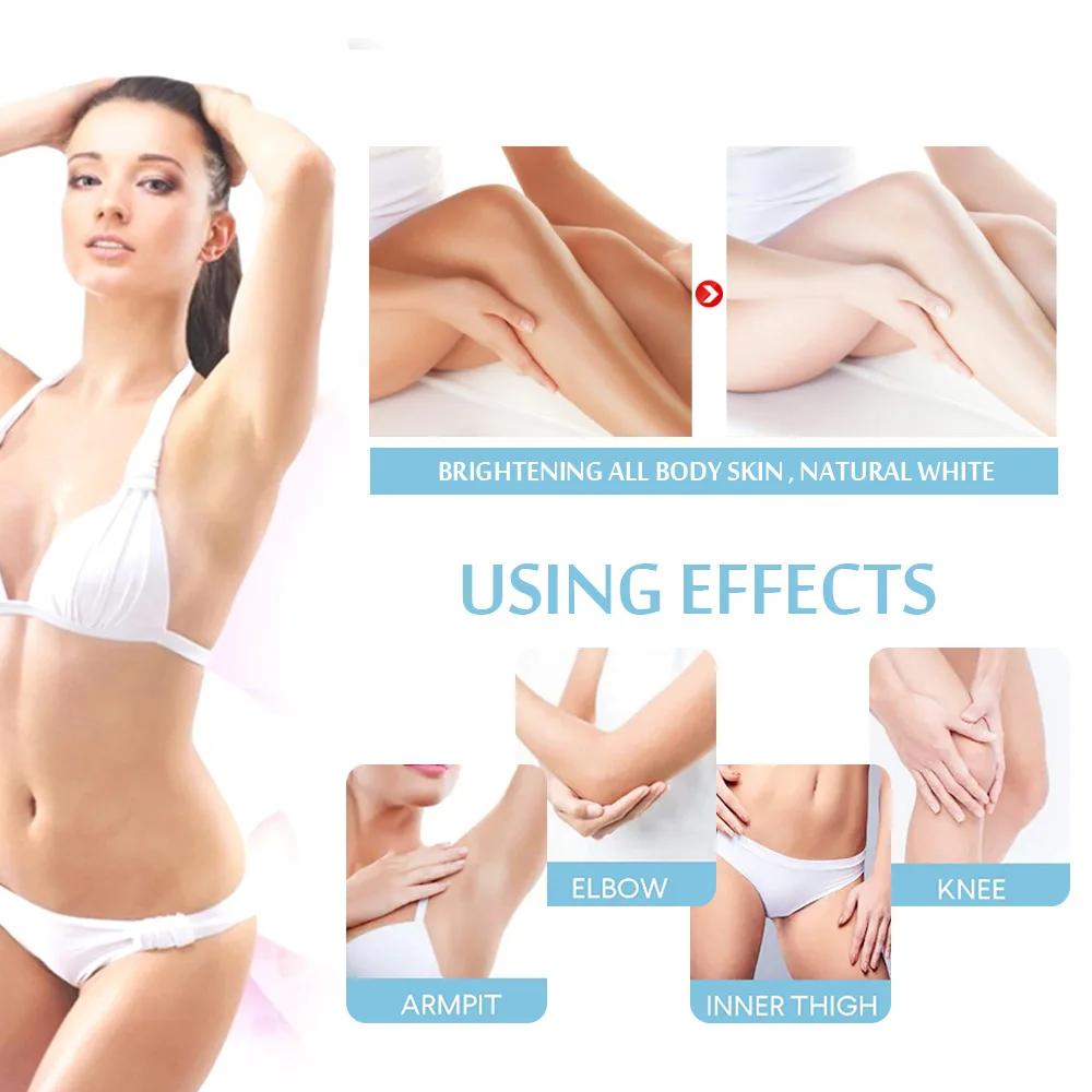 Private Remove Pigmentation Body Whitening Cream Underarm Knee Buttocks Melanin Improve Body Dull Moisturizer Brighten Skin Care