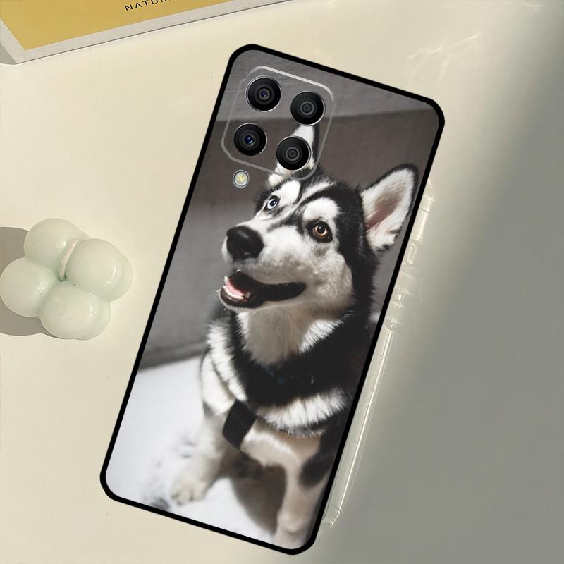 Siberian Husky Sled Dog For Samsung Galaxy M31 M16 M11 M21 M13 M33 M35 M53 M55 M15 M14 M34 M54 M12 M32 M52 M06 Case