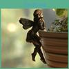 Whimsical Fairy Figurine Set With Resin Craftsmanship Perfect For Home Garden Decor