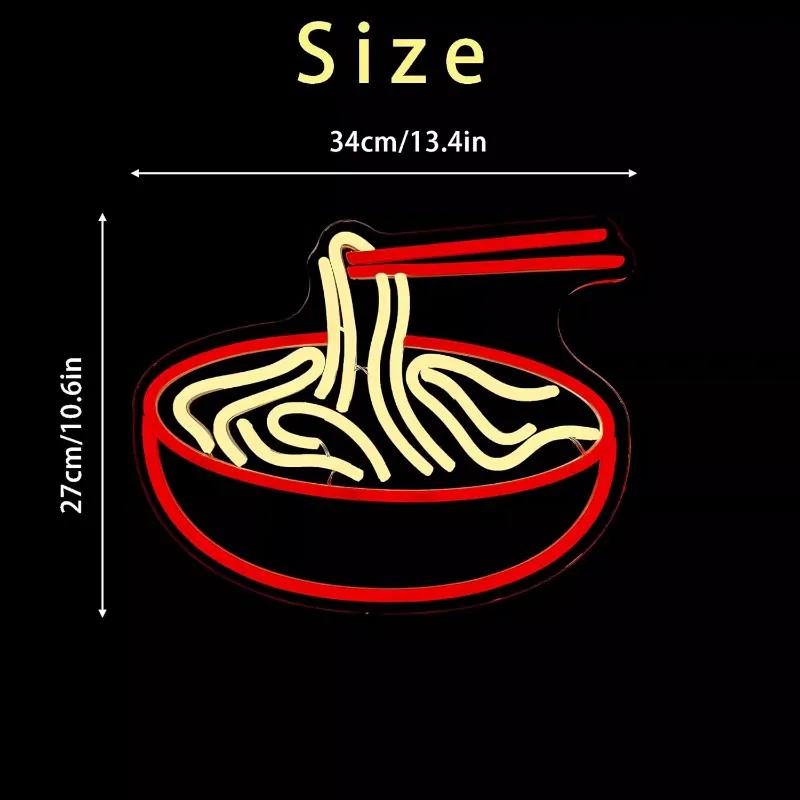 Creative Japanese Sushi Neon LED Decorative Light USB Powered Dimmable Suitable for Sushi Restaurant Hotel Scene Decoration