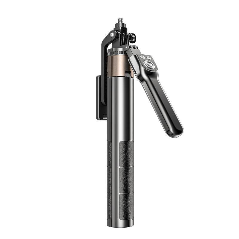 Universal Rotating Selfie Stick Tripod with Anti-Shake Gimbal for Mobile Phones – Ideal for Live Broadcast and Travel Photography