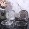 Plastic Candy Plate Transparent Dinner Plate Easy To Clean Fruit Plate  Kitchen