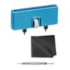 3-Piece Watch Repair Tool Set: Stand, Two-Pronged Case Opener, Tweezers for Strap Changes