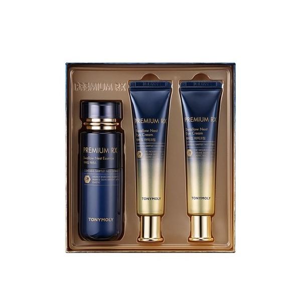 Tonymoly Premium RX Esencja z Jaskółczych Gniazd 55ml + Krem pod Oczy 30ml x 2szt. Zestaw
