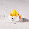 Cute Micro-landscape Christmas Puppy Pig Playing with SnowSmall Animal Decorative Accessories Desktop Mini Ornaments