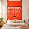 Cincinnati Bengals Tapestry highquality for decorating living room bedroom dorm walls ideal as bedroom wallart orholiday gift