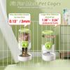Large Capacity Pet Automatic Feeder Plastic Water Food Dispenser Puppy Cats Rabbit Cage Hanging Container Bowl Dog Pet Supplies