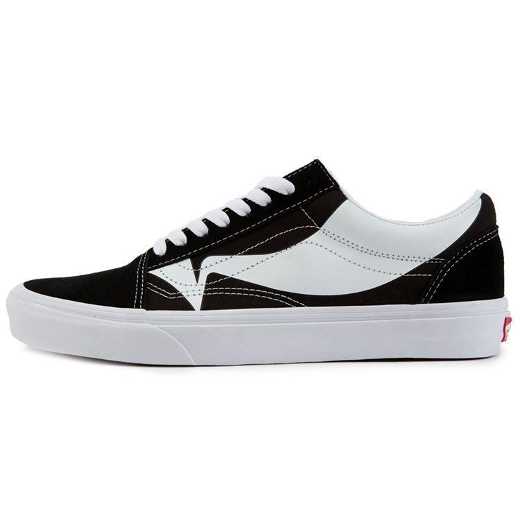 

Vans Old Skool Warp — черные кроссовки унисекс True-White VN0A4U3B21N