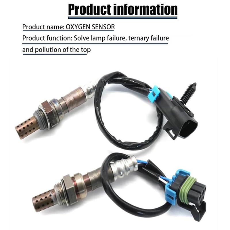 2Pcs Front Rear Lambda Probe Oxygen O2 Sensor 12617648 12629659 For VAUXHALL Opel ASTRA J GTC IGNIA 2.0L