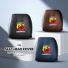 Car Ice Silk Headrest Cover Neck Storage Pillowcase Accessories For Abarth FIAT 500 Ducato Stilo Palio UNO Astra Bravo Tipo