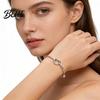 Romantic Metal Bracelet Infinity Knot Cuff Forever Love Bangle Elegant
