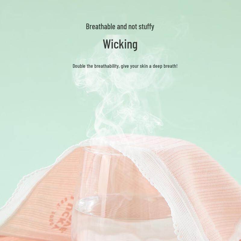 Langsha Girls' Breathable Cotton Briefs (3-Pack)