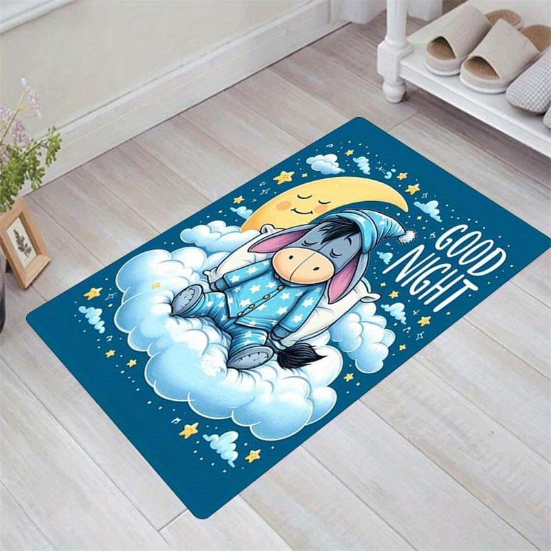 

1pc Winnie The Pooh Pattern Area Rug Soft Flannel Floor Mat for Living Room,Office,Bedroom and Carpet 60cm by 90cm