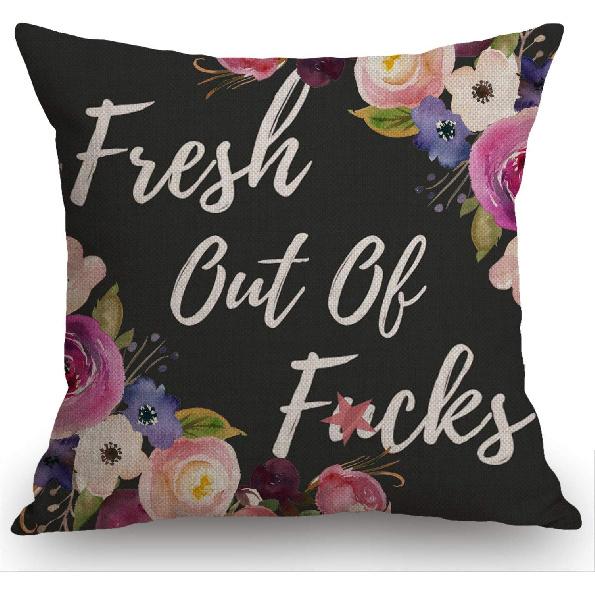 Swono Funny Llama Decorative Throw Pillow Cover Case,Sup Llama Cotton Linen Outdoor Pillow Cases Square Standard Cushion Covers for Sofa Couch Bed