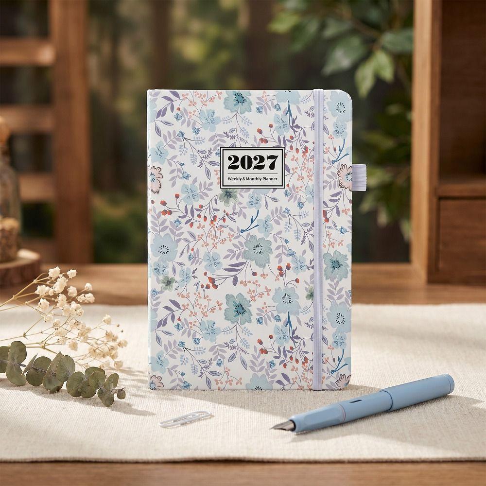 English A5 Agenda Planning Notebook 12 Months To-do List Notebook  Travel