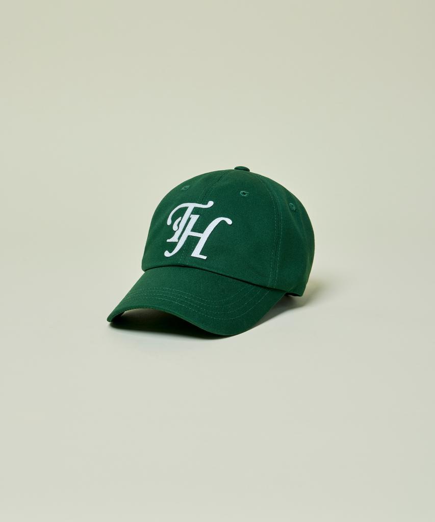 Teulaepighamoni Deep Shape Applique Logo Ballcap_Green