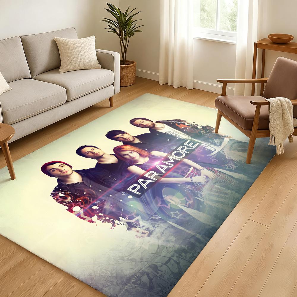 Rock Music Floor Mat Soft Thickened Absorbent Non-Slip Bedroom Living Room Door Mat Home Decor Flannel Rugs