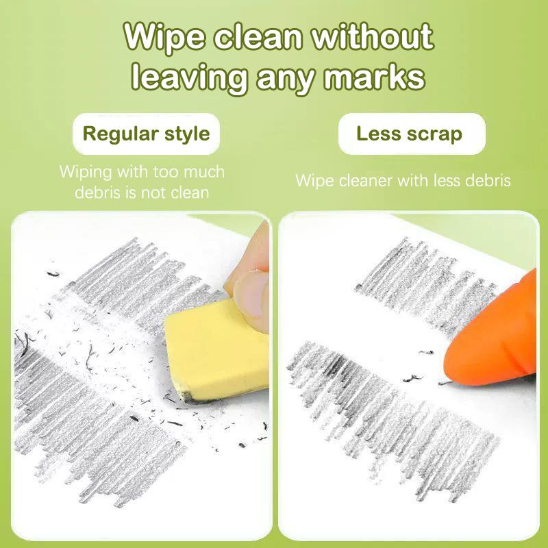 Big Mac Fruit Creative Carrot Eraser Unique And Cute Stationery School Office Supplies Children Student Pencil Eraser Prize Gift