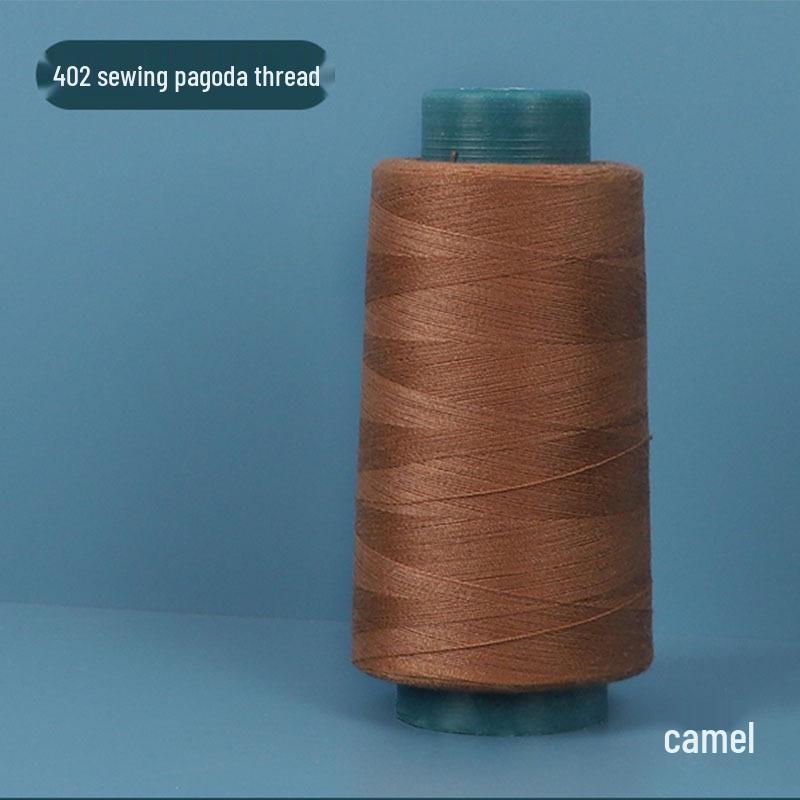 402 Polyester Thread: Black & White Sewing Thread for Hand Needlework and Household Sewing Machines
