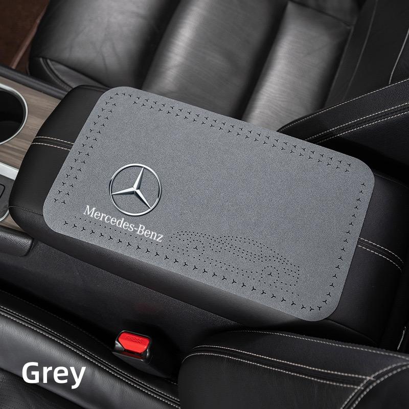 Leather Car Armrest Mat Auto Armrests Storage Box Mats For Mercedes Benz W203 W204 W205 W206 W212 CLK GLA C E S Class Accessorie WY5