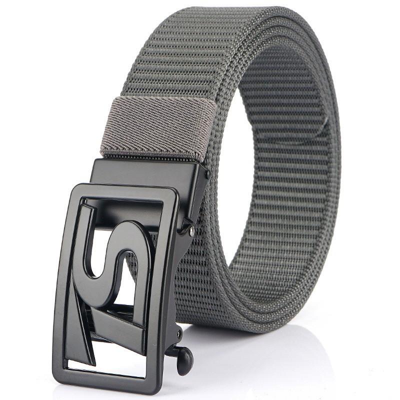 TS Belt Men's Automatic Buckle Business Casual Thick Nylon